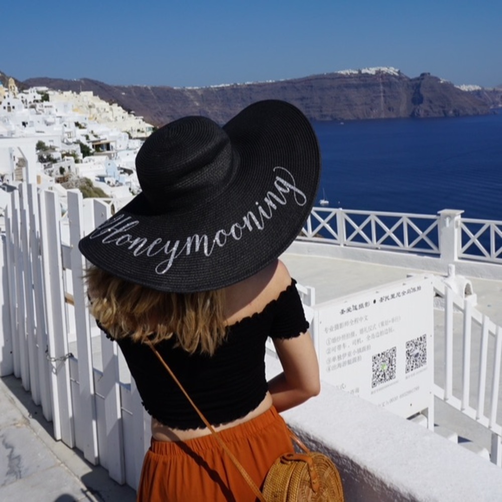 Black Floppy Beach Hat